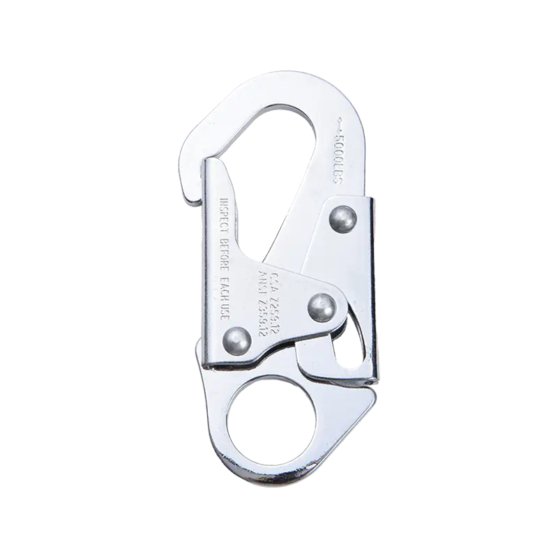 Jak může být dvojitý zámek Galvanized Snap Hook integrován do systému pro zajištění zabezpečeného zatížení?